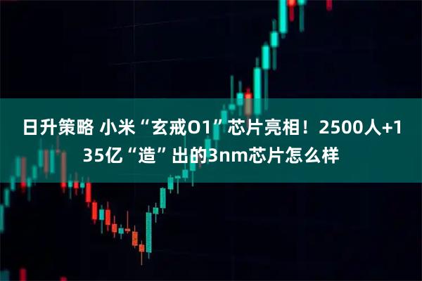 日升策略 小米“玄戒O1”芯片亮相！2500人+135亿“造”出的3nm芯片怎么样